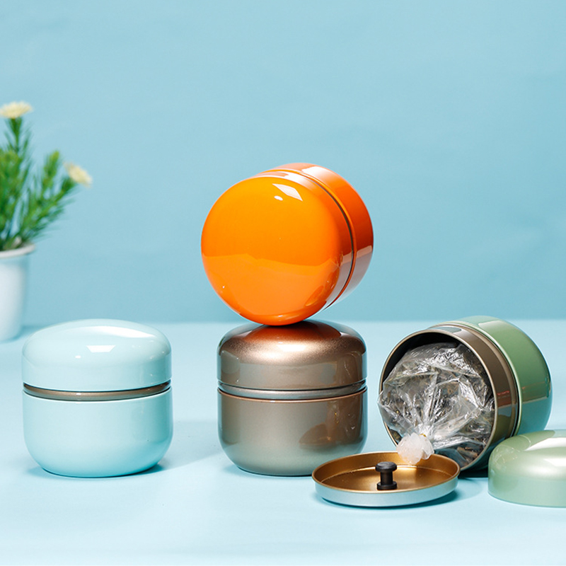 Tin Container Lid - 50 g galvanisierte Weißblech-Tee-Aufbewahrungsdose – luftdichter
