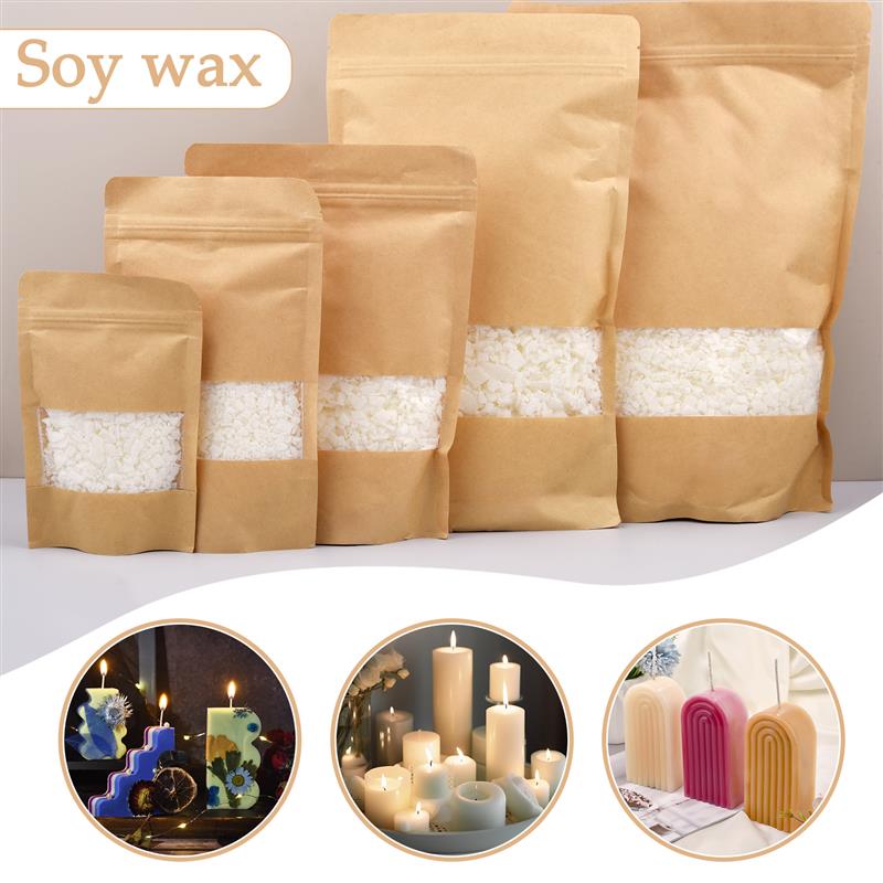 Candle Making Raw Material - 50–1000 g natürliche reine Sojawachsflocken, Duftkerze,