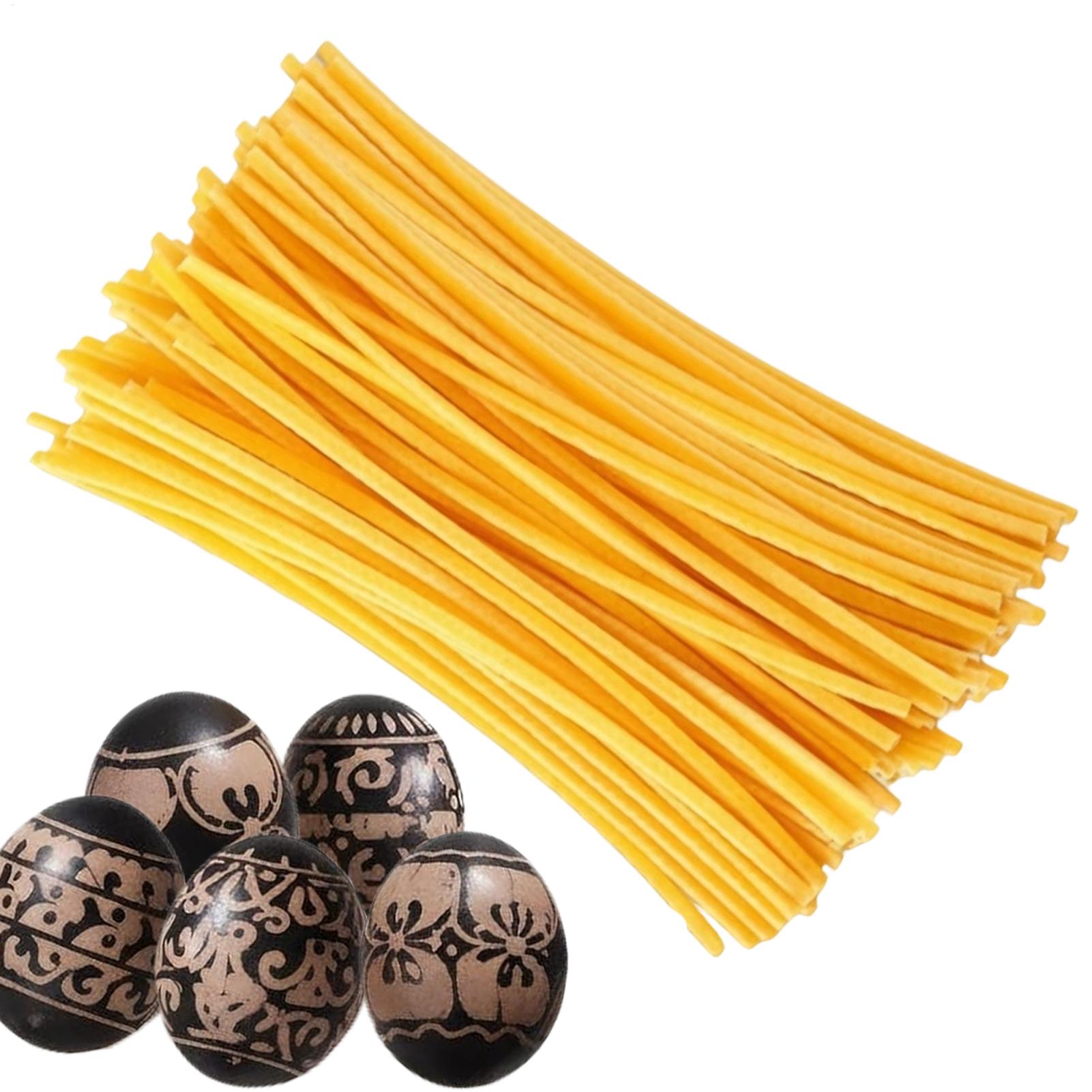 Candle Making Kit Beeswax - Eier-Dekorations-Bienenwachsstäbchen 120 Stück Oster-Kunstbedarf Kerzenherstellungs-Wachs-Set für