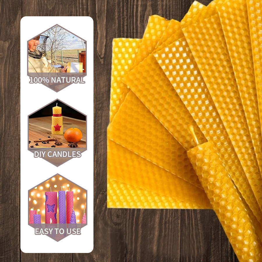 Candle Making Kit Beeswax - 10/20/30 stücke Natürliche Bienenwachs Blätter Für