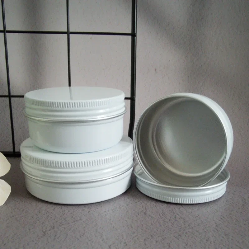 Tin Container Lid - 5/10/15/20/30/50/60/80/110/150g Aluminium Box Leere Deckel Zinn