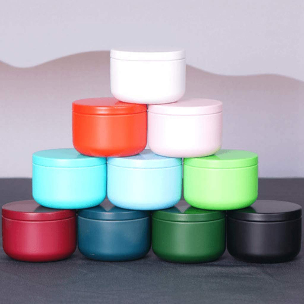 Tin Container Lid - Teedose mit luftdichten Deckeln, Weißblech-Tee-Aufbewahrungsbehälter, tragbare
