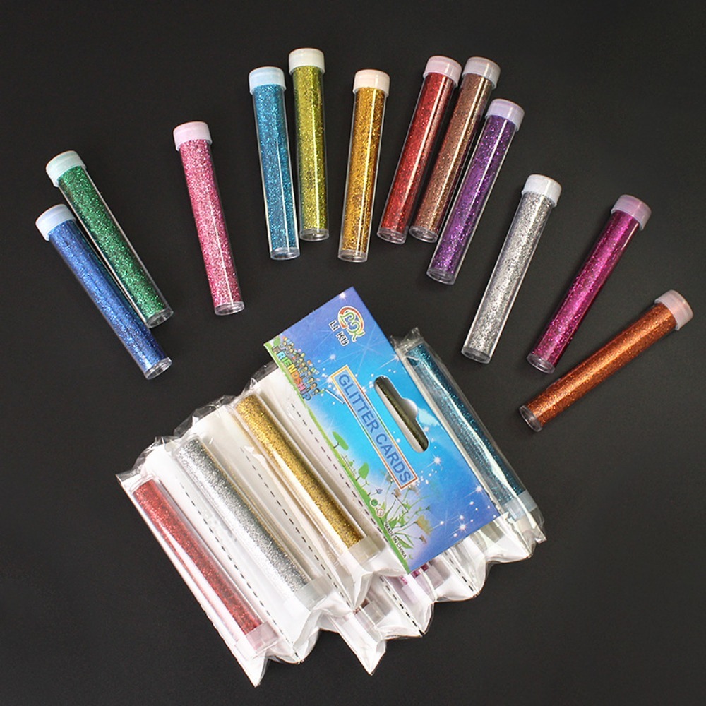 12 Farben Glitzer für Malerei, – Candle Making Event Bewertung und Preis
