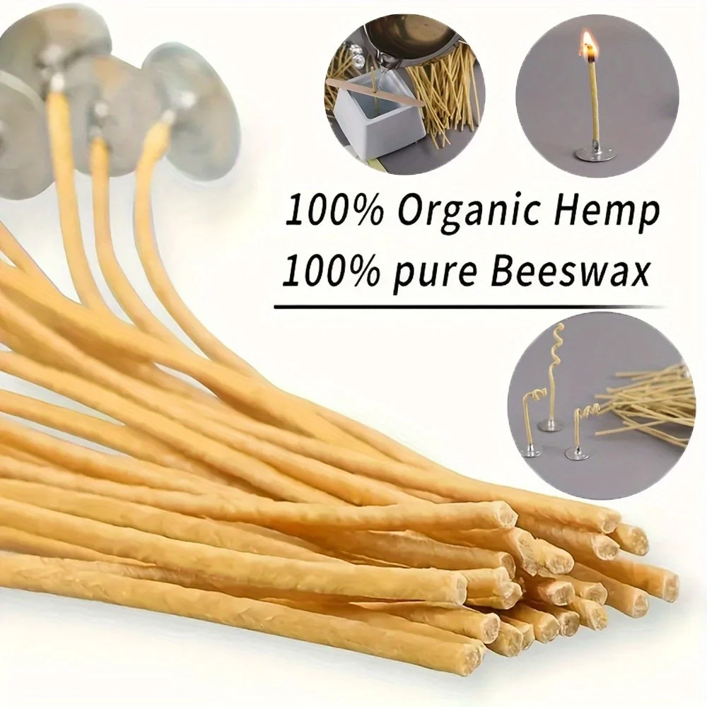 Kerzendochte, 50 Stück, 20,3 c – Candle Making Kit Beeswax Bewertung und Preis