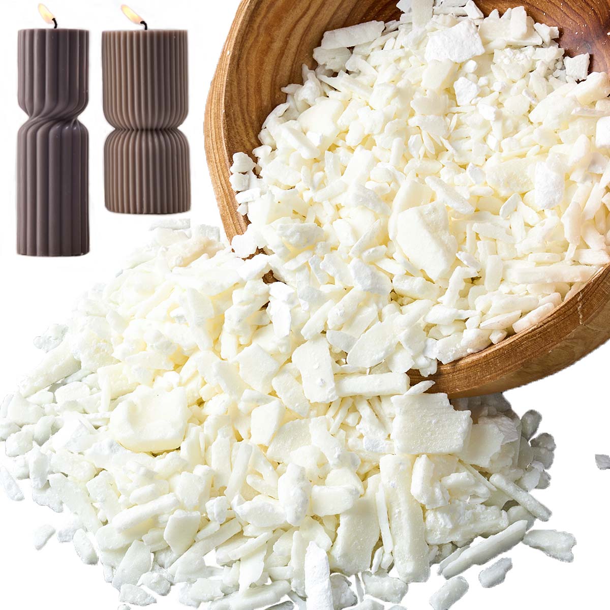1 Pfund reinweißes Sojawachs f – Candle Making With Beeswax Bewertung und Preis