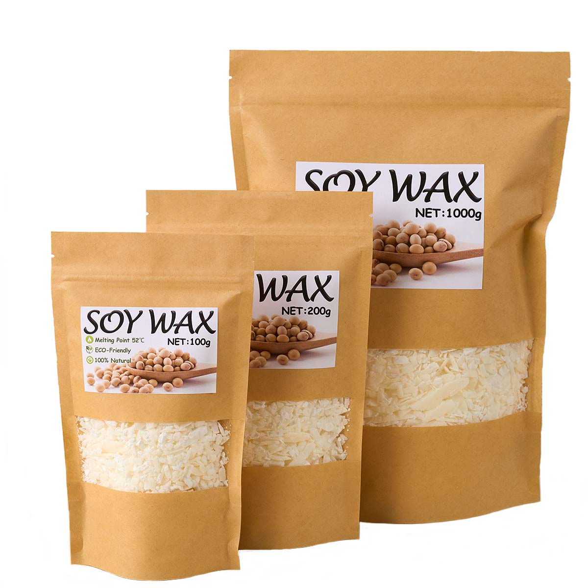1 Pfund reinweißes Sojawachs f – Candle Making With Beeswax Bewertung und Preis