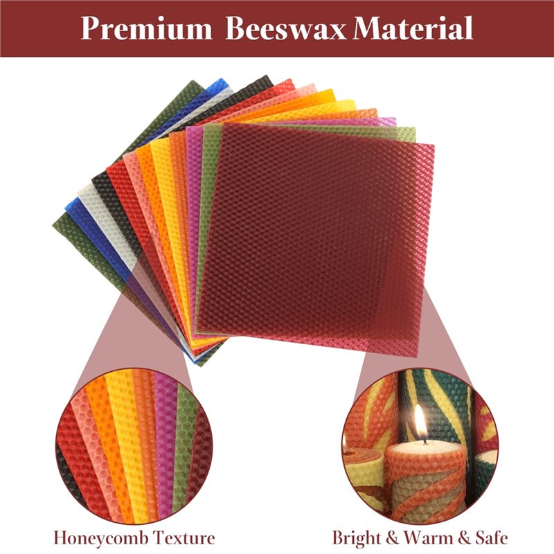 AT21-Bee Swax Sheets (24 Stück – Candle Making Kit Beeswax Bewertung und Preis