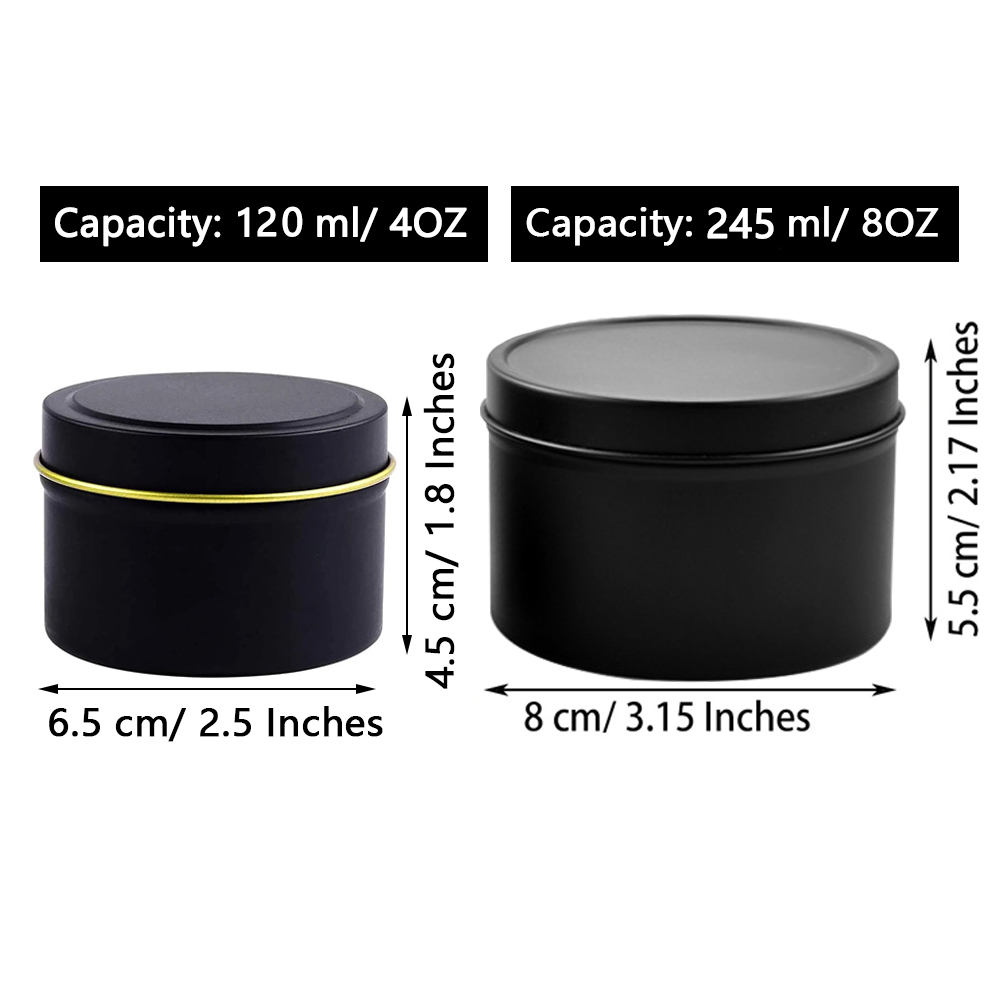 4 Unzen/8 Unzen Kerzendosen mi – Tin Container Lid Bewertung und Preis