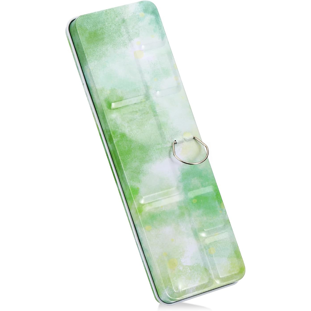 Leere Aquarellpalette, Metall- – Tin Container Lid Bewertung und Preis
