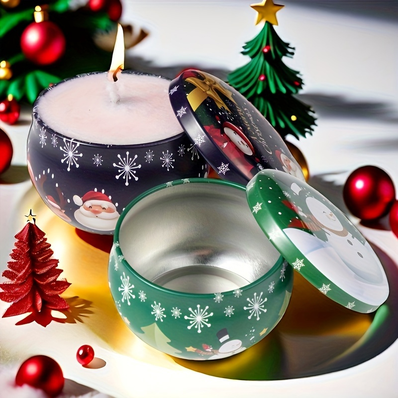 Runde Weihnachts-Blechdosen, M – Tin Container Lid Bewertung und Preis