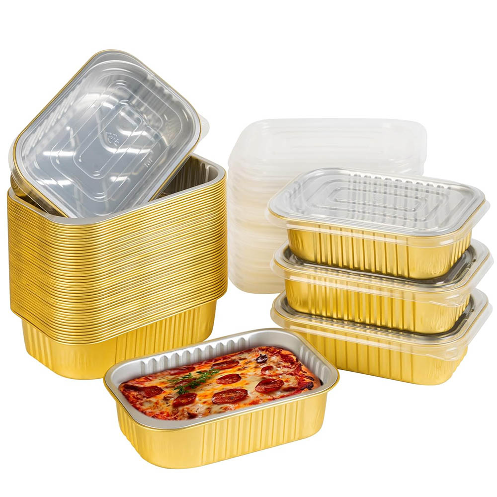 Kleine Aluminiumpfannen mit De – Tin Container Lid Bewertung und Preis