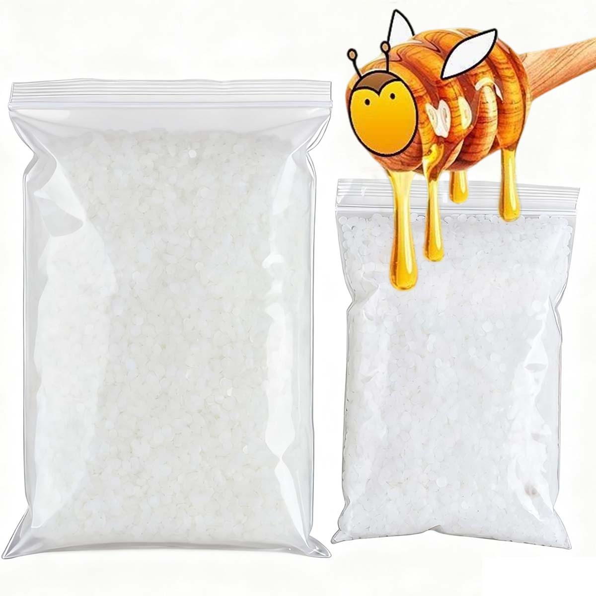 200g-1000g Weißes Bienenwachs  – Candle Making Kit Beeswax Bewertung und Preis
