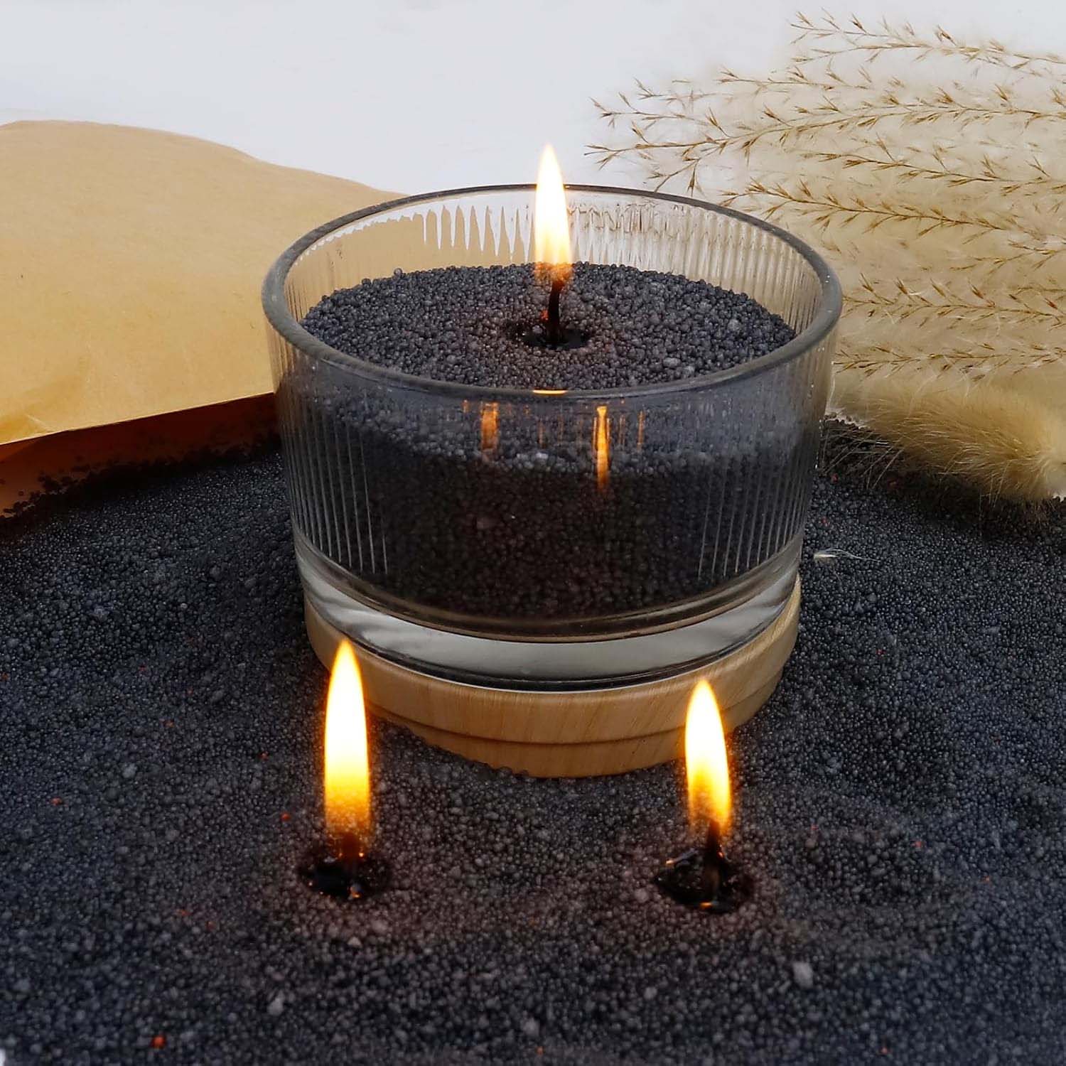 Schwarzer Kerzensand mit Docht – Candle Making With Beeswax Bewertung und Preis