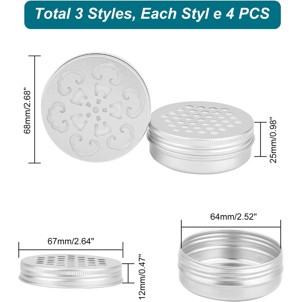 2-Unzen-Aluminiumdosen, 12 Stü – Tin Container Lid Bewertung und Preis
