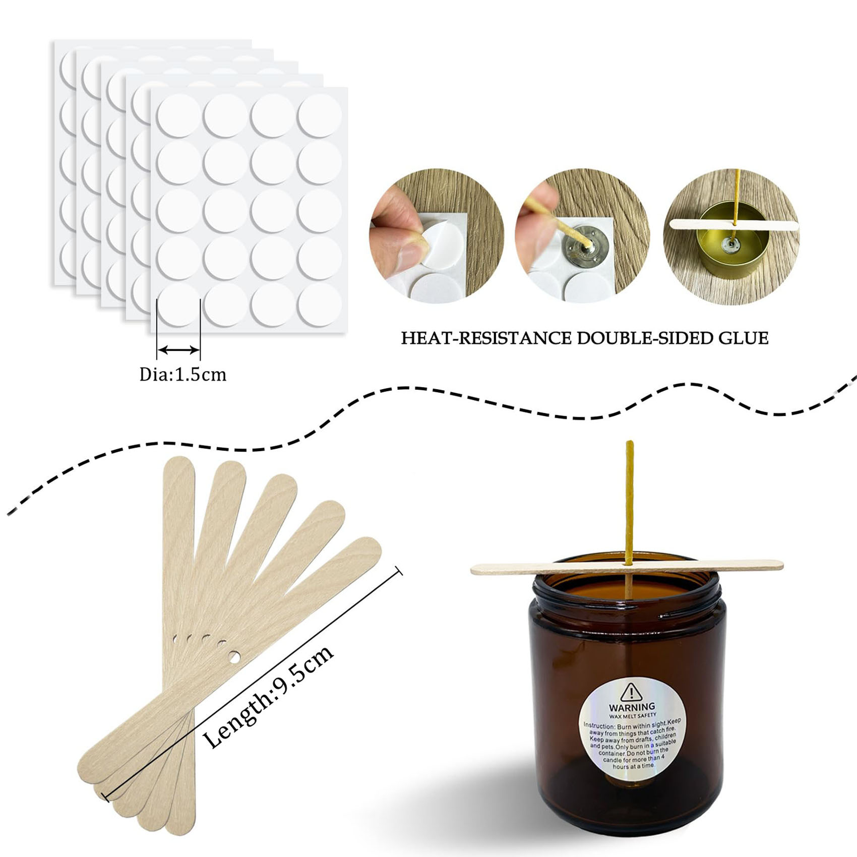 100 Stück Bienenwachs-Kerzendo – Candle Making Kit Beeswax Bewertung und Preis