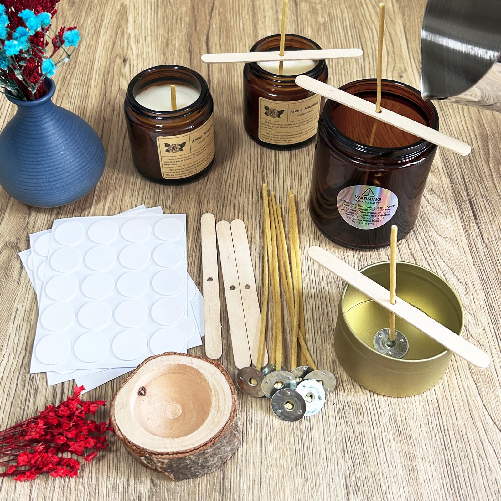 100 Stück Bienenwachs-Kerzendo – Candle Making Kit Beeswax Bewertung und Preis